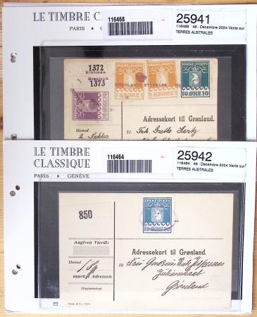 1901-1960, Ensemble de lettres d'Antarctique et Polaire,