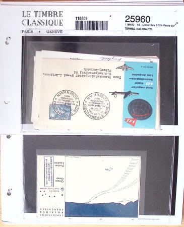 1901-1960, Ensemble de lettres d'Antarctique et Polaire,