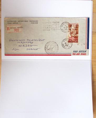 1901-1960, Ensemble de lettres d'Antarctique et Polaire,