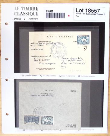 1901-1960, Ensemble de lettres d'Antarctique et Polaire,