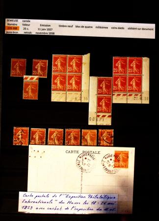 1906-30, Collection spécialisée sur les Semeuses en