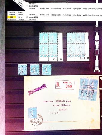 1906-30, Collection spécialisée sur les Semeuses en