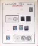 1867, Exceptionnelle étude sur N°29, avec planchage,