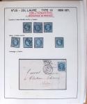 1867, Exceptionnelle étude sur N°29, avec planchage,