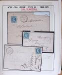 1867, Exceptionnelle étude sur N°29, avec planchage,