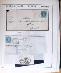 1867, Exceptionnelle étude sur N°29, avec planchage,