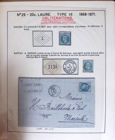1867, Exceptionnelle étude sur N°29, avec planchage,