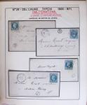 1867, Exceptionnelle étude sur N°29, avec planchage,
