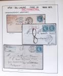 1867, Exceptionnelle étude sur N°29, avec planchage,