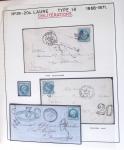 1867, Exceptionnelle étude sur N°29, avec planchage,