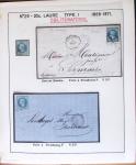 1867, Exceptionnelle étude sur N°29, avec planchage,