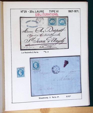 1867, Exceptionnelle étude sur N°29, avec planchage,