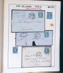 1867, Exceptionnelle étude sur N°29, avec planchage,