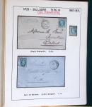 1867, Exceptionnelle étude sur N°29, avec planchage,