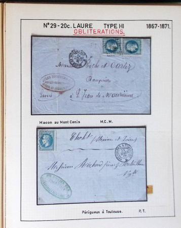 1867, Exceptionnelle étude sur N°29, avec planchage,