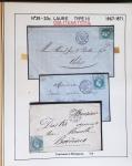 1867, Exceptionnelle étude sur N°29, avec planchage,