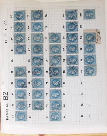 1867, Exceptionnelle étude sur N°29, avec planchage,