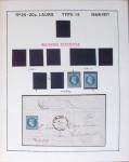 1867, Exceptionnelle étude sur N°29, avec planchage,