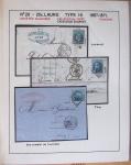 1867, Exceptionnelle étude sur N°29, avec planchage,