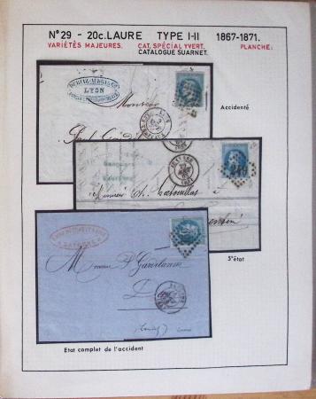1867, Exceptionnelle étude sur N°29, avec planchage,