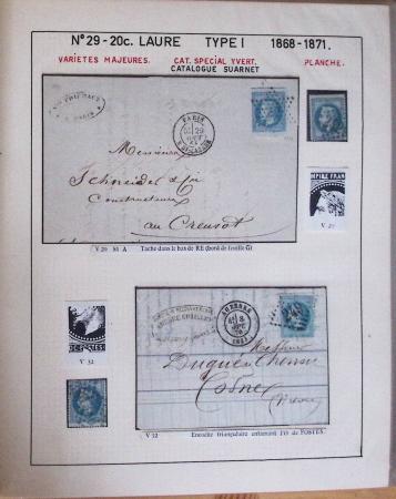 1867, Exceptionnelle étude sur N°29, avec planchage,