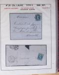 1867, Exceptionnelle étude sur N°29, avec planchage,