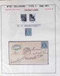 1867, Exceptionnelle étude sur N°29, avec planchage,