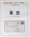 1867, Exceptionnelle étude sur N°29, avec planchage,