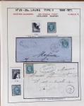 1867, Exceptionnelle étude sur N°29, avec planchage,