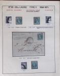 1867, Exceptionnelle étude sur N°29, avec planchage,