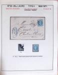 1867, Exceptionnelle étude sur N°29, avec planchage,