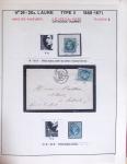 1867, Exceptionnelle étude sur N°29, avec planchage,