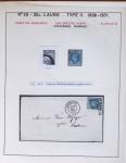 1867, Exceptionnelle étude sur N°29, avec planchage,