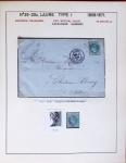 1867, Exceptionnelle étude sur N°29, avec planchage,