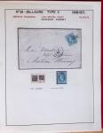 1867, Exceptionnelle étude sur N°29, avec planchage,