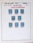 1867, Exceptionnelle étude sur N°29, avec planchage,
