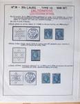 1867, Exceptionnelle étude sur N°29, avec planchage,