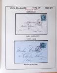 1867, Exceptionnelle étude sur N°29, avec planchage,