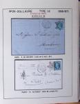 1867, Exceptionnelle étude sur N°29, avec planchage,