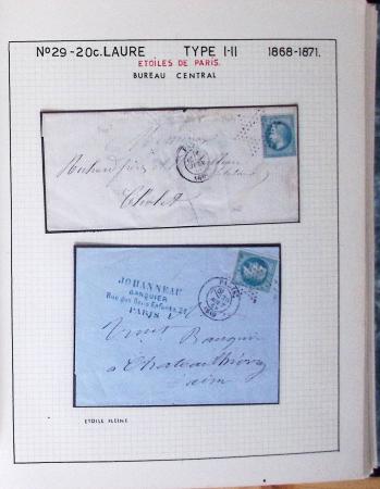 1867, Exceptionnelle étude sur N°29, avec planchage,