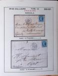 1867, Exceptionnelle étude sur N°29, avec planchage,