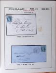 1867, Exceptionnelle étude sur N°29, avec planchage,
