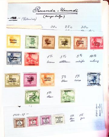 1860-1990, Small estate in six stockbooks/albums and