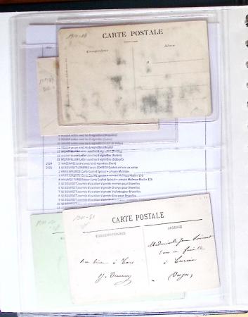 1902-2000, AEROPHILATELIE : Collection de cartes postales