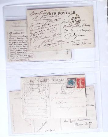 1902-2000, AEROPHILATELIE : Collection de cartes postales