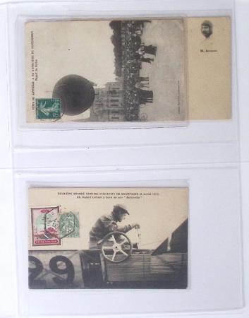 1902-2000, AEROPHILATELIE : Collection de cartes postales
