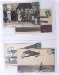1902-2000, AEROPHILATELIE : Collection de cartes postales