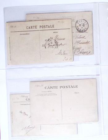 1902-2000, AEROPHILATELIE : Collection de cartes postales
