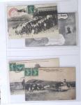 1902-2000, AEROPHILATELIE : Collection de cartes postales