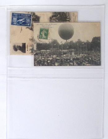 1902-2000, AEROPHILATELIE : Collection de cartes postales